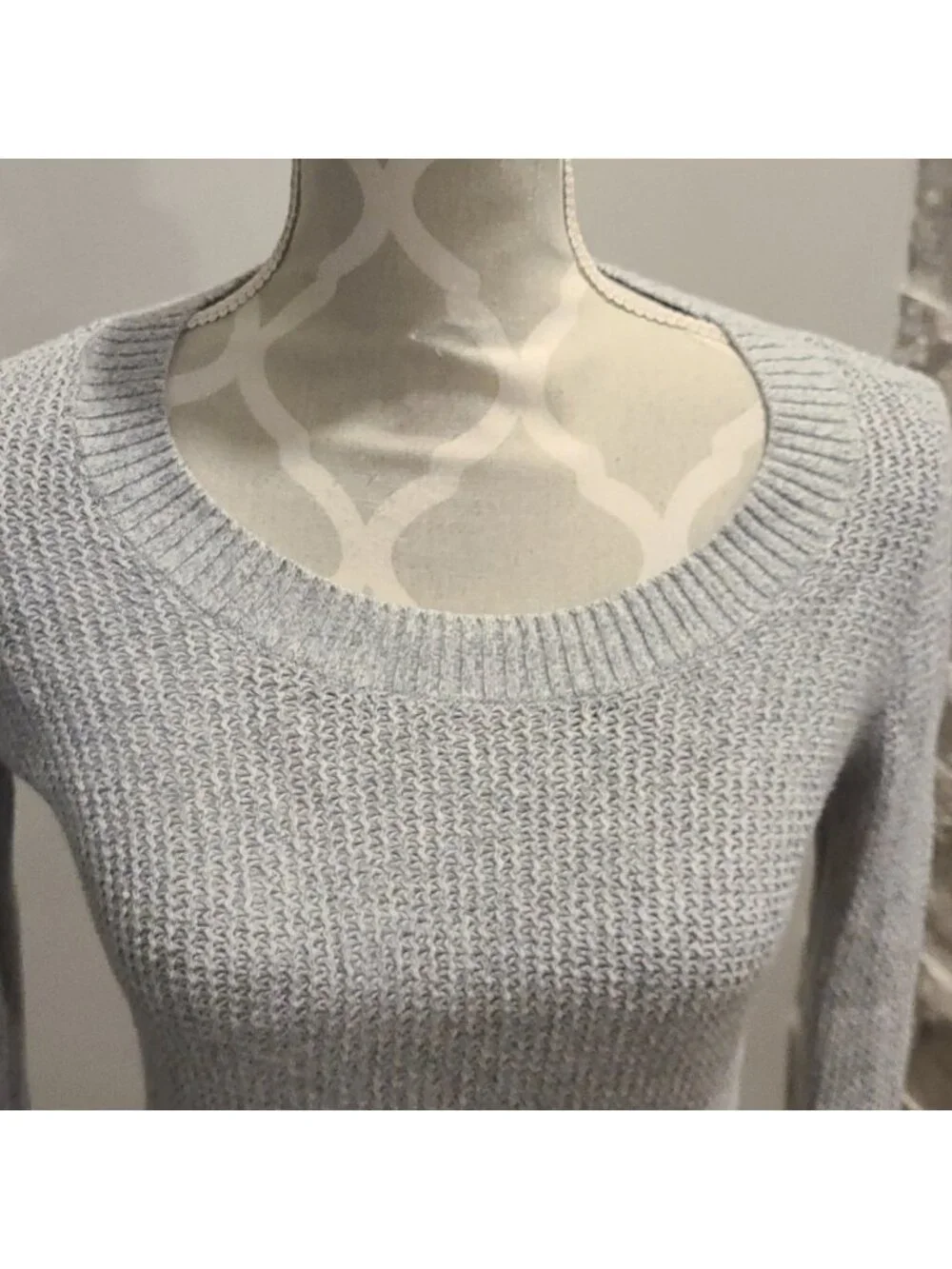 Tommy Hilfiger Grey knit crew neck sweater